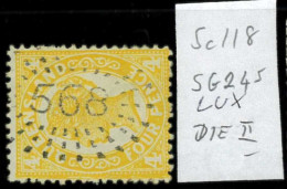 Aa5617j - Australia QUEENSLAND - STAMP - SG # 245 Die II  Numeral Postmark # 568 - Gebraucht