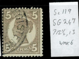 Aa5617k - Australia QUEENSLAND - STAMP - SG #  247  Watermark 6 -   USED - Used Stamps