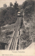 SUISSE - Vaud - Funiculaire Territet-Glion - Wagon - Chemin De Fer - Carte Postale Ancienne - Otros & Sin Clasificación