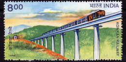 India 1998 Completion Of Konkan Railway, Train On Bridge, MNH, SG 1786 (D) - Nuovi