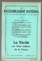 La Vbérité Sur L'état Militaire De La  France 1937  (PPP43515) - Francés