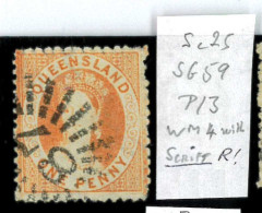 Aa5619a - Australia QUEENSLAND - STAMP - SG # 59  Watermark 4 + SCRIPT - USED - Used Stamps