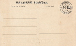 Brésil Entier Postal Illustré 1908 - Entiers Postaux