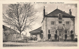 Pagny Le Château * Entrepôt Usine F. PETITJEAN , Vins Grains Et Fourrages * Automobile Voiture Ancienne - Autres & Non Classés