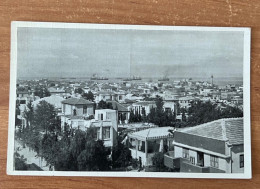 JUDAICA POSTCARD POSTKARTE FIRST SERIES OF ELIAHU BROS NO. 27 TEL AVIV,  GENERAL VIEW. PALESTINE 1930’S - Palestine