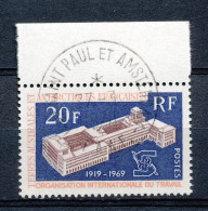 1969 - 50e ANNIVERSAIRE DE L' ORGANISATION INTERNATIONALE DU TRAVAIL - VFU                                         Hk324 - Used Stamps