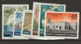 1955 MNH Turkye Mi 1455-60 Postfris** - Nuovi