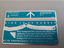 NETHERLANDS  ADVERTISING  4 UNITS/ / FNV BOND       / NO; R 025  LANDYS & GYR   MINT   ** 14152** - Private