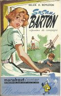 MARABOUT JUNIOR SERIE MADEMOISELLE N° 35 - SUSAN BARTON INFIRMIERE DE CAMPAGNE - HELEN D. BOYLSTON - 1957 - Marabout Junior