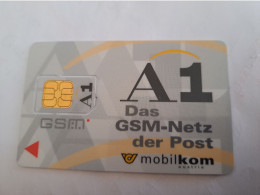 OOSTENRIJK  MINT SIM CARD  / DAS GSM NETZ/ DER POST/ MOBILKOM  A1     DIFFERENT CHIP/ MINT   ** 14162** - Oesterreich