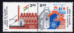 India 1998 Homage To Martyrs For Independence Pair, MNH, SG 1803/4 (D) - Ungebraucht