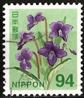 Japan 2019 - Mi 9775 - YT 9413 ( Flowers : Violets ) - Oblitérés