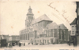 BELGIQUE - Bruxelles - Eglise De La Chapelle - Lagaert - Animé - Carte Postale Ancienne - Monuments, édifices