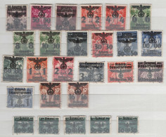 GERMANY 1940 GENERALGOUVERMENT COMPLETE SET 26 USED STAMPS MICHEL No 14-39 - Andere & Zonder Classificatie