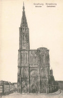 FRANCE - Strasbourg - Cathédrale - Münster - Carte Postale Ancienne - Strasbourg