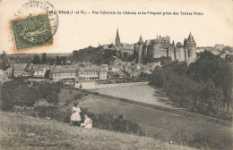 Vitré * Vue Générale Du Château Et De L'hôpital Prise Des Tertres Noirs - Vitre