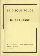 Catalogue LE DISQUE ROUGE DUCHESNE 1974 - Français