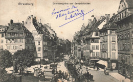 Strasbourg * Strassburg * Gutenbergplatz Und Gewerbslauden * Tram Tramway - Strasbourg