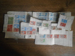 LOT DE TIMBRES FISCAUX BELGES / ANNEES 1940 à 1970 - Postzegels