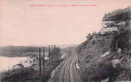 Rolleboise - La Roche Du Tunnel Et Viue Sur La Seine - Voie Ferree -  CPA°J - Altri & Non Classificati