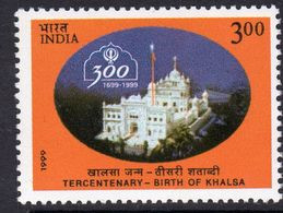 India 1999 300th Anniversary Of The Khalsa Panth, MNH, SG 1846 (D) - Neufs