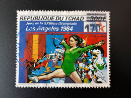 Tchad Chad Tschad 1987 / 1988 Mi. 1149 Oblitéré Used Surchargé Overprint Olympic Games Jeux Olympiques Los Angeles 1984 - Tchad (1960-...)