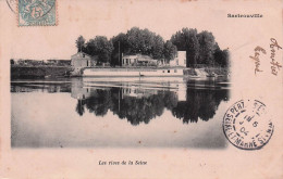 Sartrouville - Les Rives De La Seine - Bateaux - Peniches - CPA°J - Sartrouville