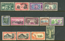 -New Zealand- 1940-"Definitive Set Of 13"  USED - Used Stamps