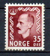 Col33 Norvege Norway Norge 1950  N° 327 Neuf X MH  Cote : 20,00€ - Nuovi