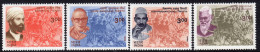 India 1999 Heroes Of The Struggle For Freedom Set Of 4, MNH, SG 1857/60 (D) - Nuevos