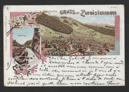 CPA - Suisse - Gruss Aus Zweisimmen 1900 - Zweisimmen