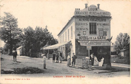 Limours          91         Hôtel De La Gare       (voir Scan) - Limours