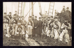 CP PHOTO 92 - MONT VALERIEN - 1er ATELIER - CONSTRUCTION DE LIGNES DU 23 JANVIER 1912 - ROUTE STRATEGIQUE - Mont Valerien