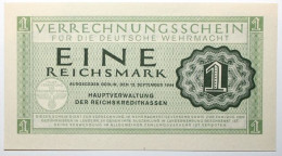 Allemagne - 1 ReichsMark - 1944 - PICK M38 - NEUF - Verrechnungsscheine - Dt. Wehrmacht