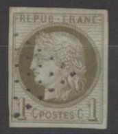 1872 - COLONIES GENERALES - YVERT N°14 OBLITERE - Ceres