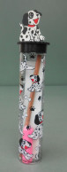 Tubo In Plastica Con Cani Dalmata Disegnati + Sul Tappo: Taiwan; Temperamatite, Pencil-Sharpener, Anspitzer, Never Used. - Chiens