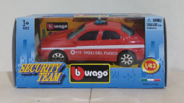 I115998 BURAGO 1/43 Serie Security Team - Alfa Romeo 156 Vigili Del Fuoco - Box - Burago