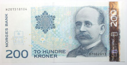 Norvège - 200 Kroner - 2013 - PICK 50f - NEUF - Norvège