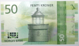 Norvège - 50 Kroner - 2017 - PICK 53a - NEUF - Norwegen