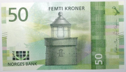 Norvège - 50 Kroner - 2017 - PICK 53a - NEUF - Norvège