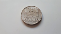 FRANCE 10 FRANCS TURIN 1932 ARGENT/SILVER/SILBER/ZILVER/ARGENTO/PLATA - 10 Francs