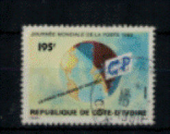 Cote D'Ivoire - "Journée Mondiale De La Poste" - T. Oblitéré N° 835 De 1989 - Côte D'Ivoire (1960-...)