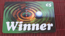 Prepaidcard Winner Belgium Used  Rare - [2] Prepaid & Refill Cards