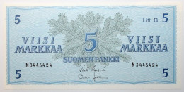 Finlande - 5 Markkaa - 1963 - PICK 106Аa.160 - SPL - Finlandia