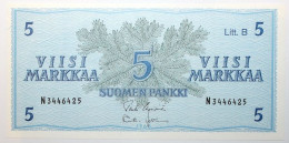 Finlande - 5 Markkaa - 1963 - PICK 106Аa.160 - SPL - Finlandia