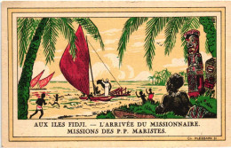 ILES FIDJI ARRIVEE DU MISSIONNAIRE - Fidji