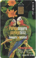 Cuba - Etecsa (Chip) - Birds - Pareja Segua Pareja Feliz, 11.2001, 10$, 21.000ex, Used - Cuba