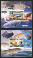 DJIBOUTI 2 Blocs Spéciaux COTE 30 € Poste Aérienne N° 144 + 145 MNH ** GRAF ZEPPELIN Ferdinand Von Zeppelin. TB/VG - Yibuti (1977-...)