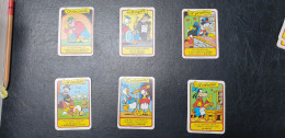 6 Minicards THIEF Jeweler Shoemaker Astronomer POLICEMAN SHEPHERD Vignette Carta Card Cards Minicard Walt Disney - Disney