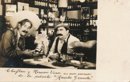 RP  Actors Chaflau And Hernan Vera Born In Merida  Movie Rancho Grande Fernando De Fuentes Advert Bacardi Rum Ron - Mexique